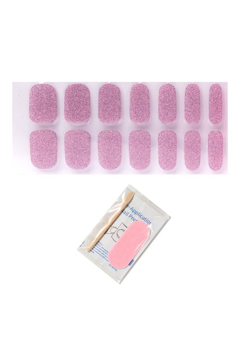 Pinx Stickere unghii gel roz - set 14 bucati