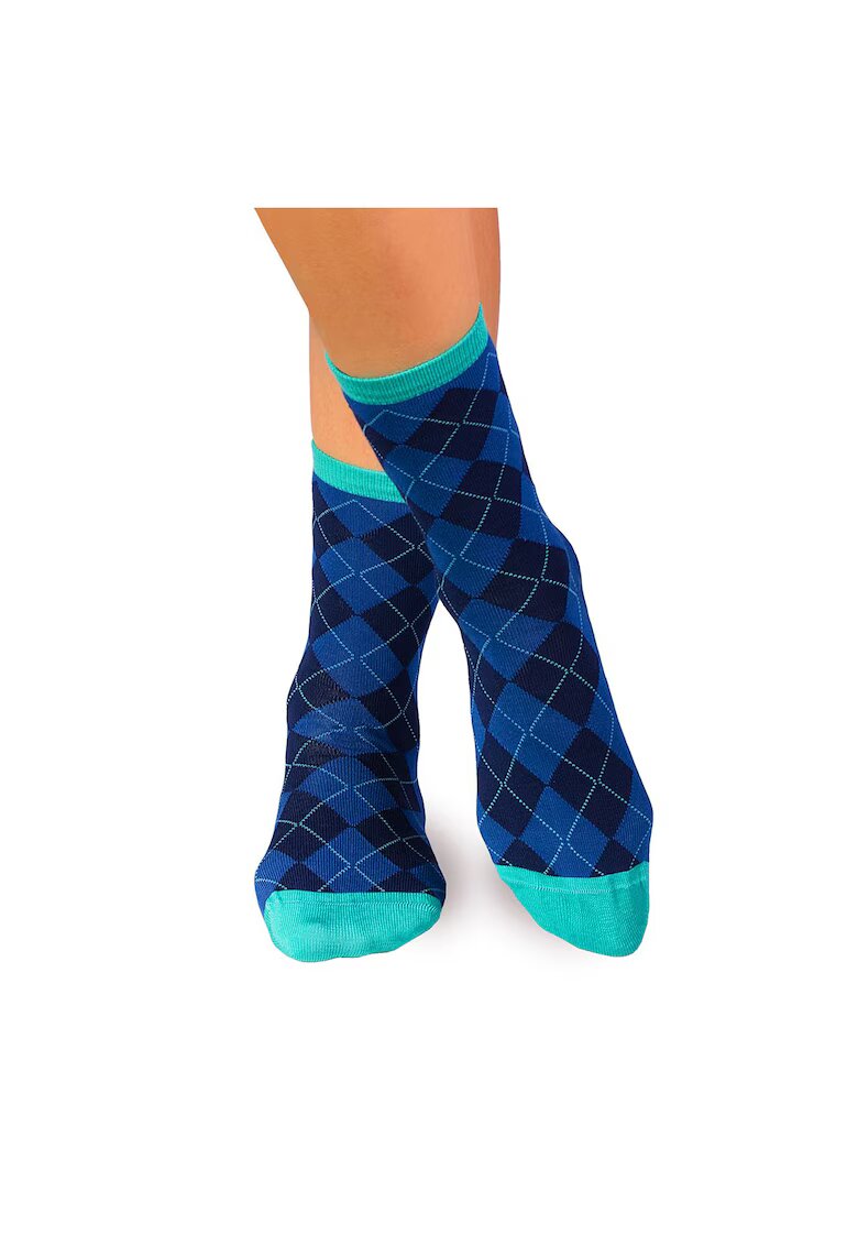 Pirin Hill Sosete bambus COMFORT FEET Argyle Bleumarin