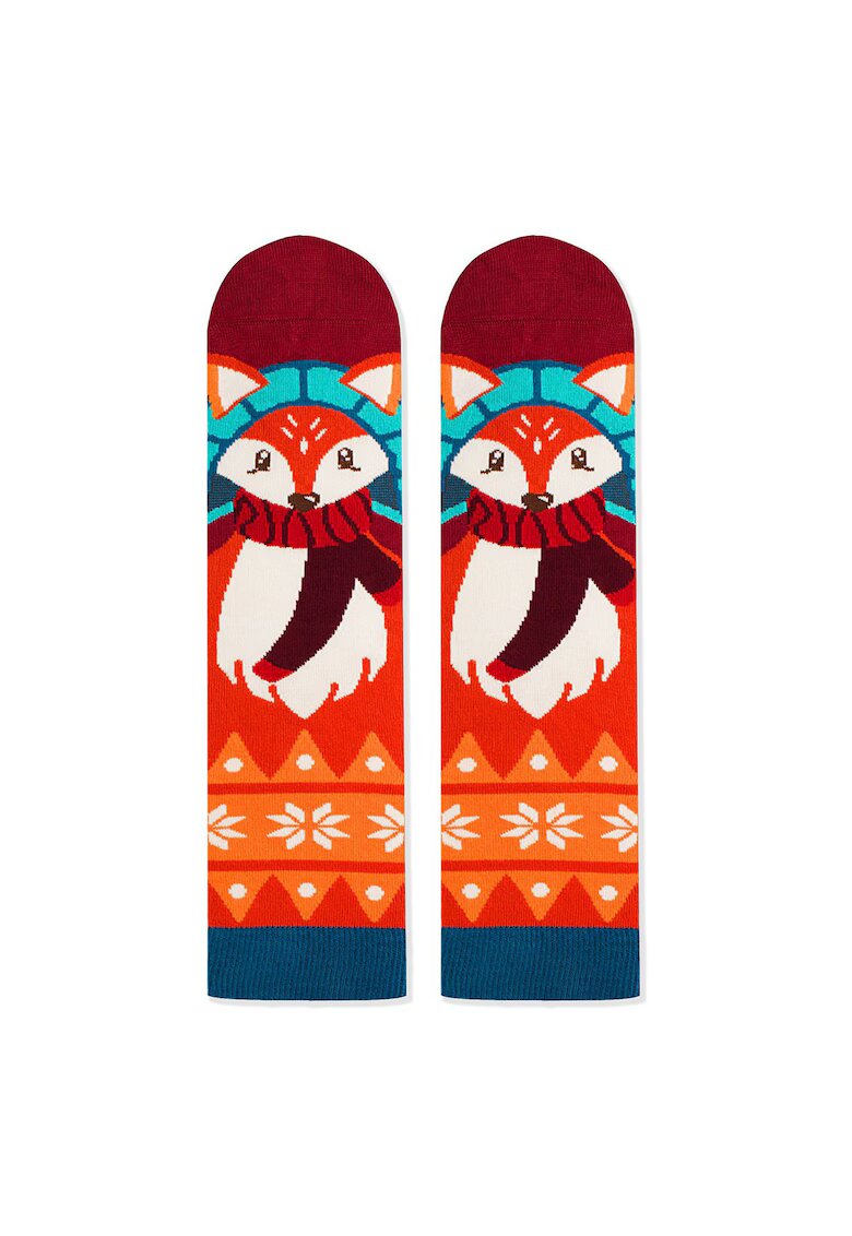 Pirin Hill Sosete bambus de craciun Comfort Feet Socks CHRISTMAS FOX