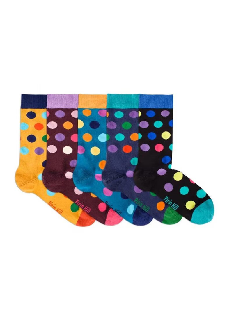 Pirin Hill Sosete bambus Dots Luxury Box 5 BUC.