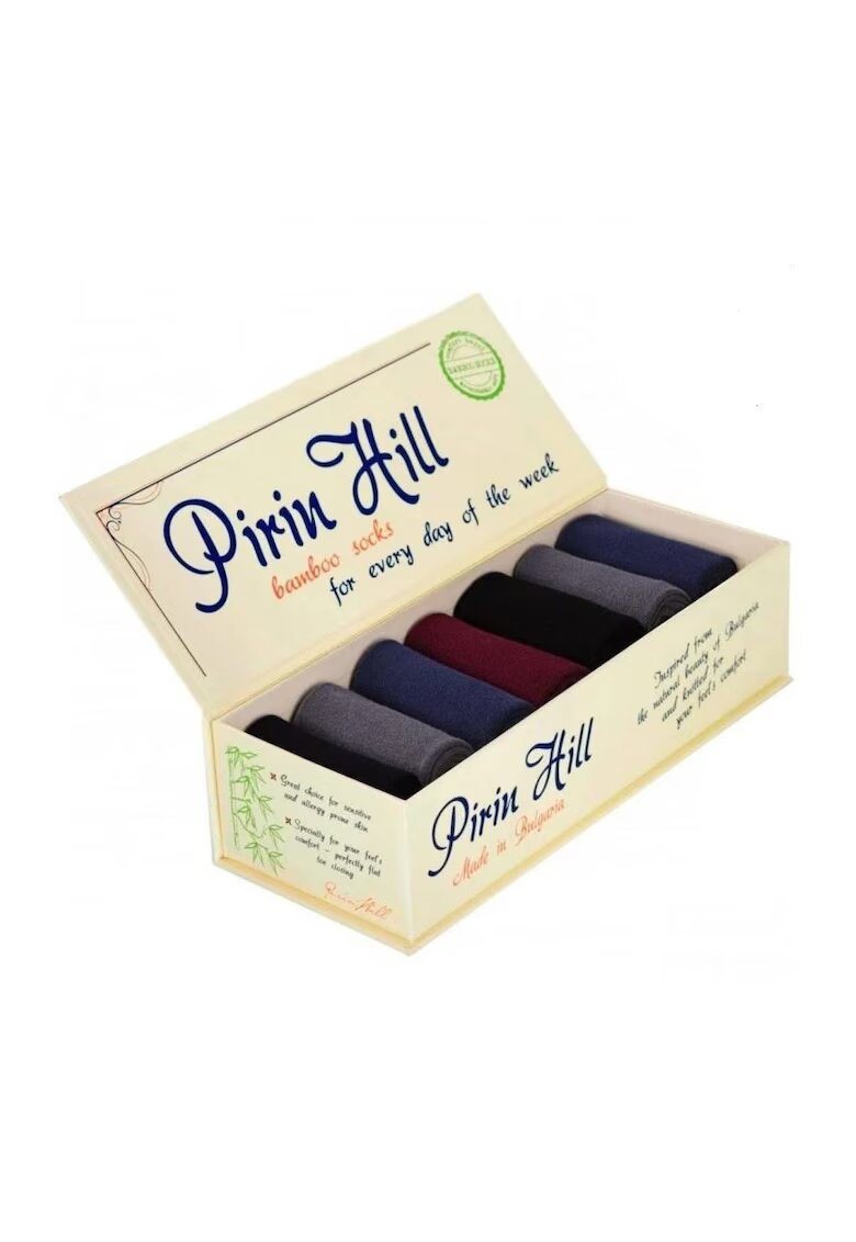 Pirin Hill Sosete bambus Luxury Box 7 Fine Bamboo Basic - Multicolor - Multicolor