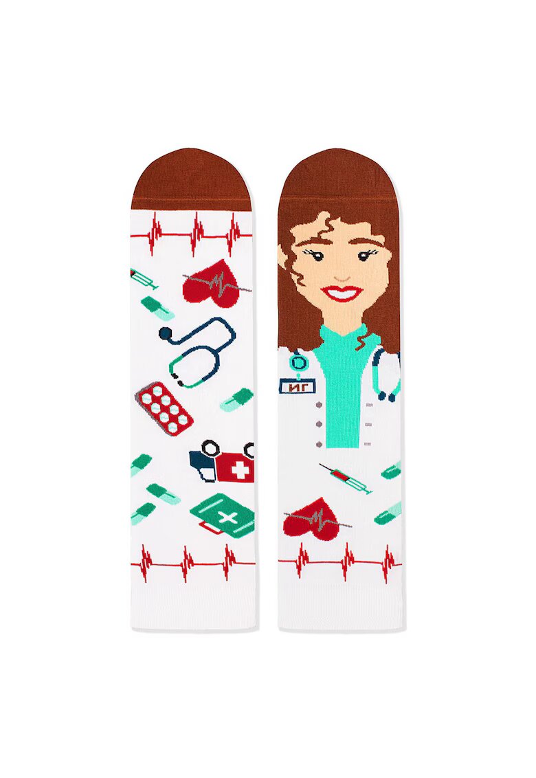 Pirin Hill Sosete bumbac - ARTY SOCKS Doctor - Woman
