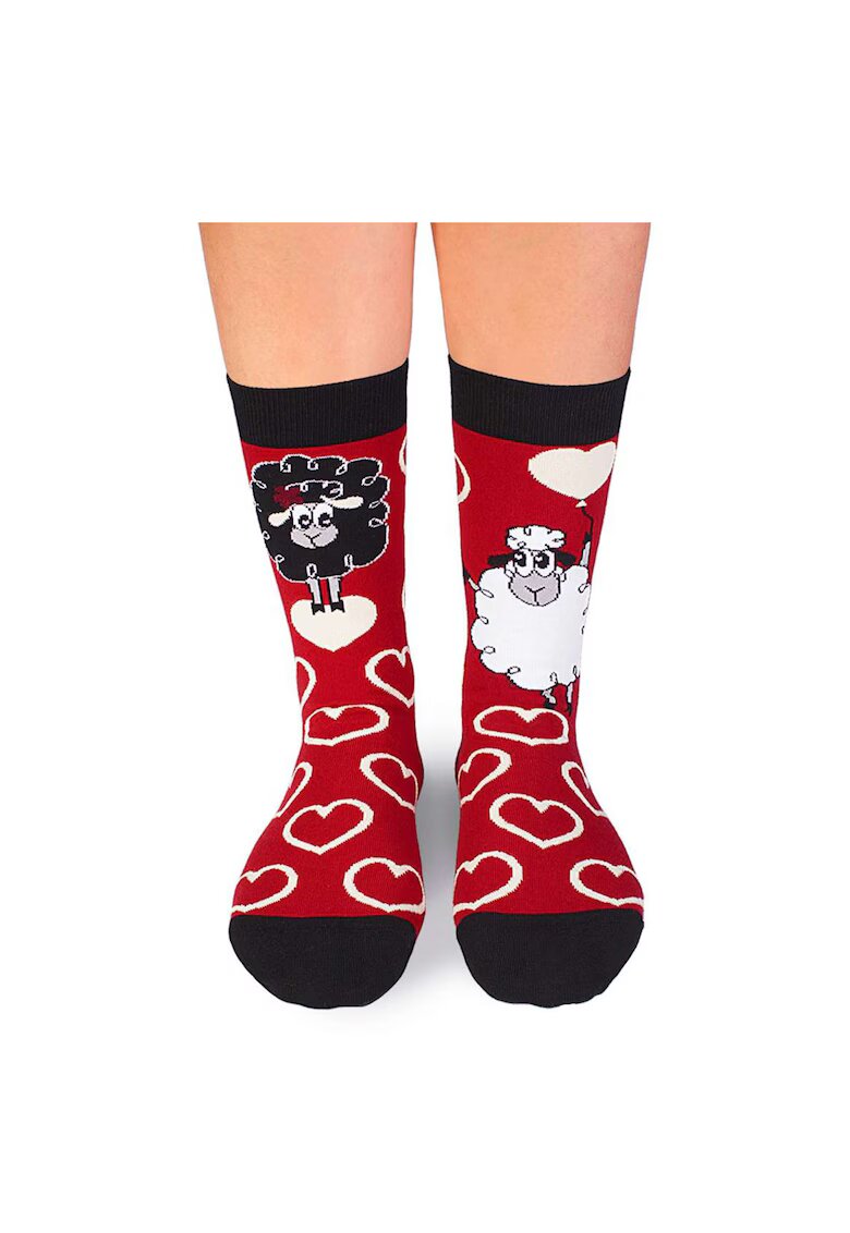 Pirin Hill Sosete bumbac Arty Socks Oita Indragostita Rosu