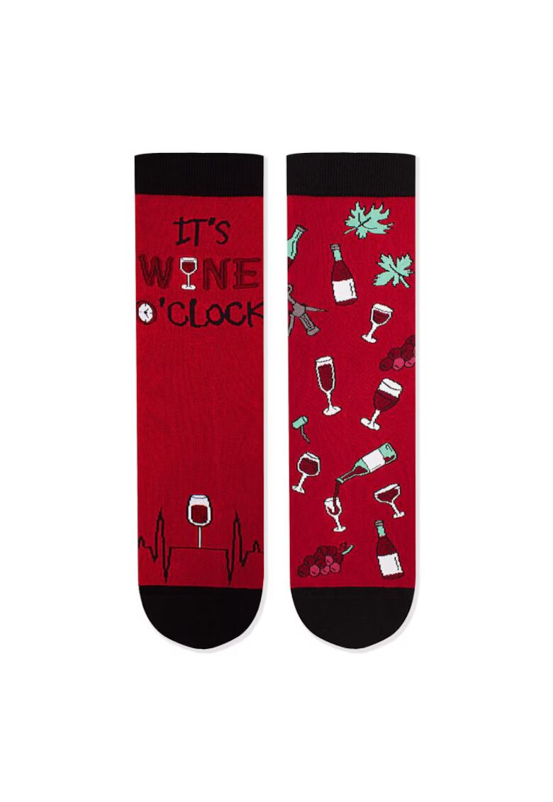 Pirin Hill Sosete bumbac - Arty Socks WINERY Bordeaux