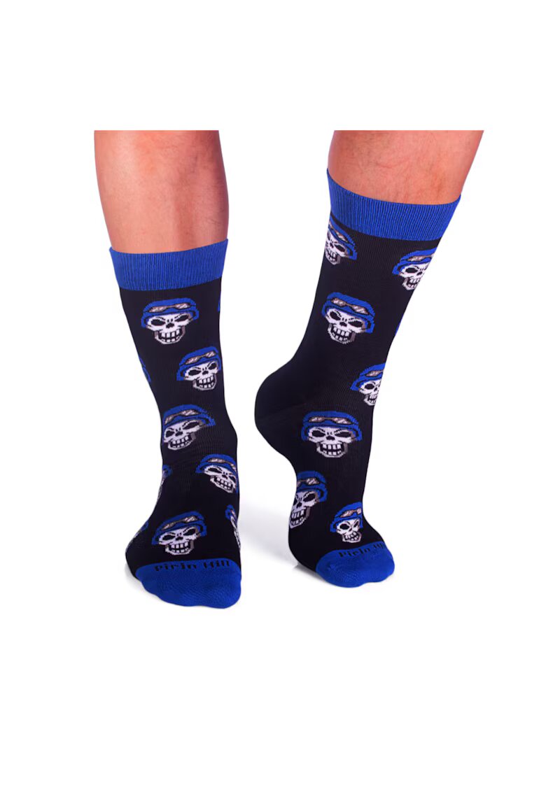 Pirin Hill Sosete bumbac Blue Skull