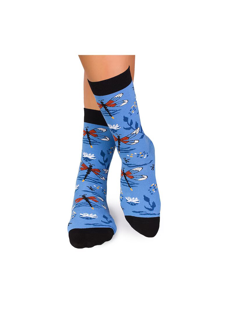 Pirin Hill Sosete bumbac Fine Cotton Sealife Libelula Albastru