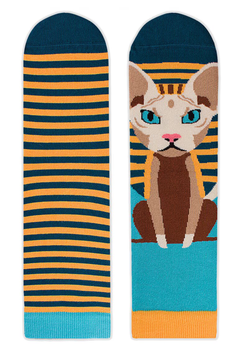 Pirin Hill Sosete bumbac Funky Cat