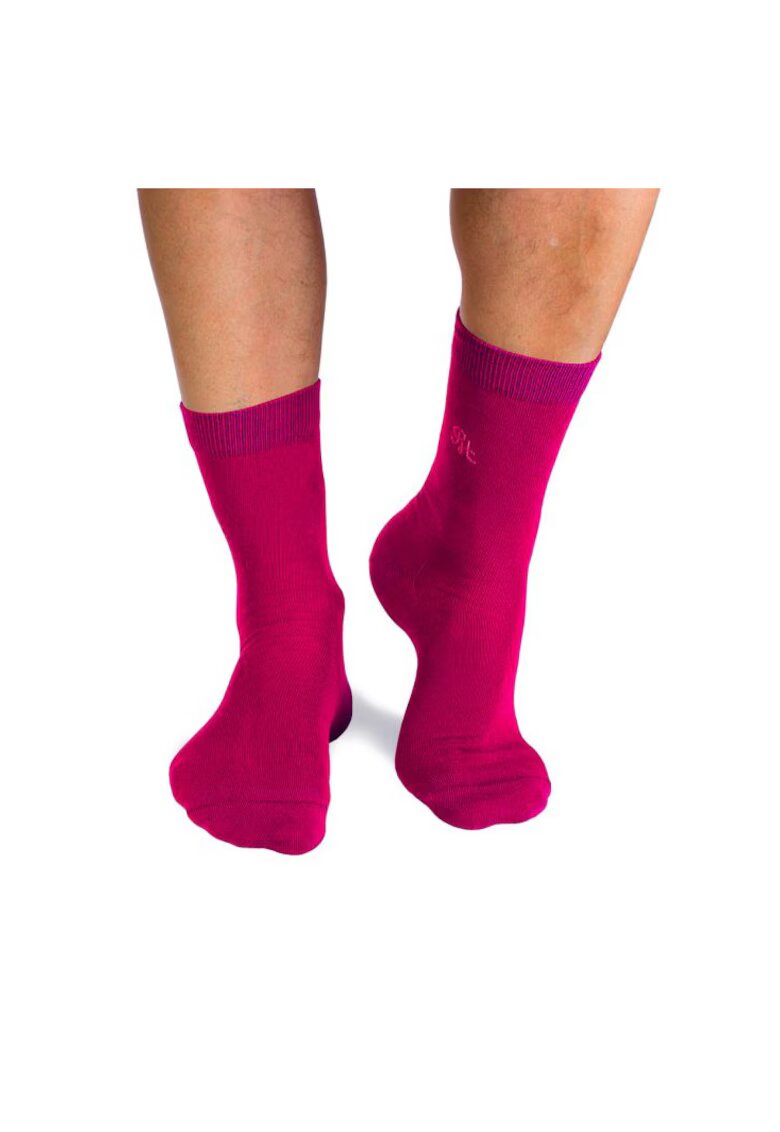 Pirin Hill Sosete bumbac organic 98% COTTON RICH Fuchsia