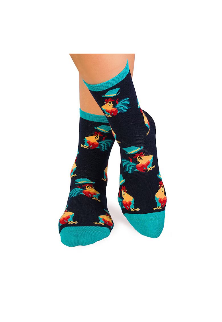Pirin Hill Sosete bumbac organic - COLOUR COTTON Rooster NAVY