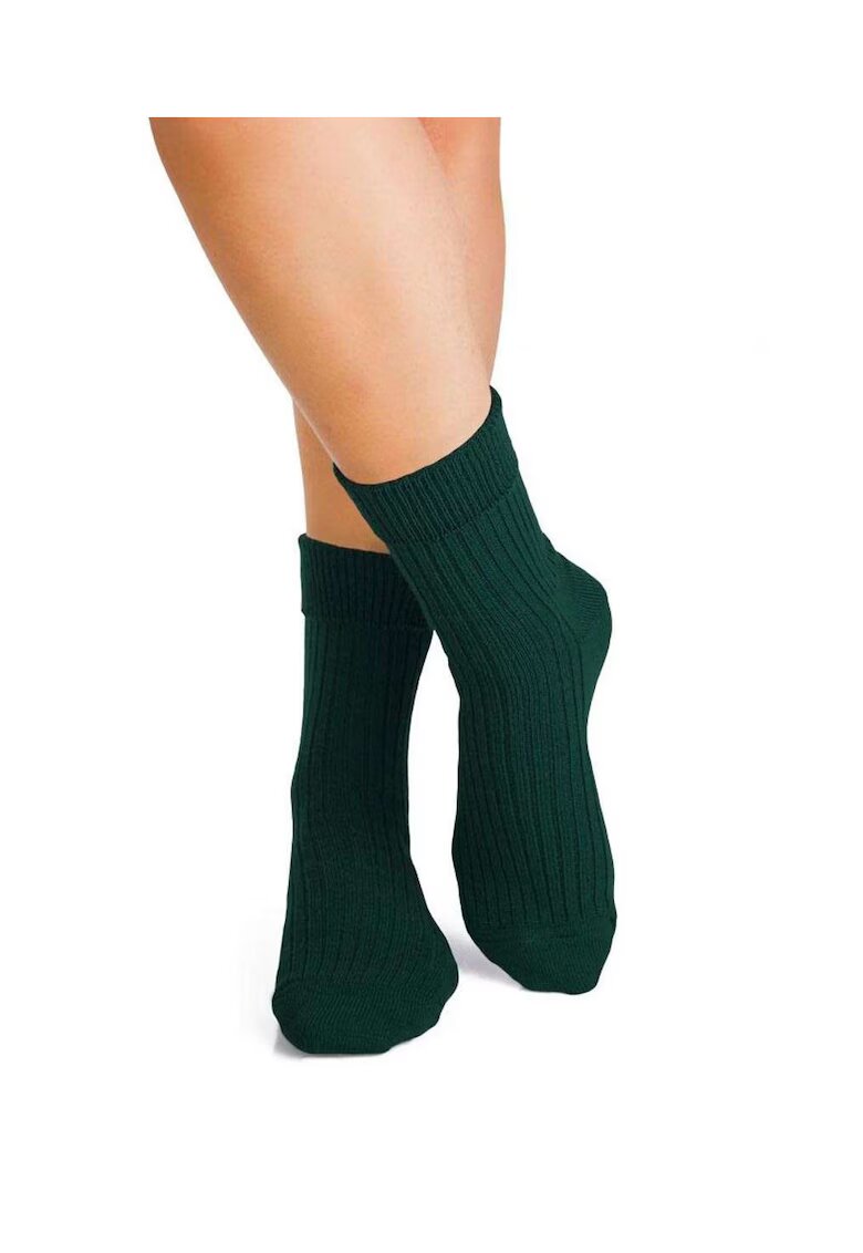 Pirin Hill Sosete calduroase din lana merino Warm - Verde inchis - Verde inchis
