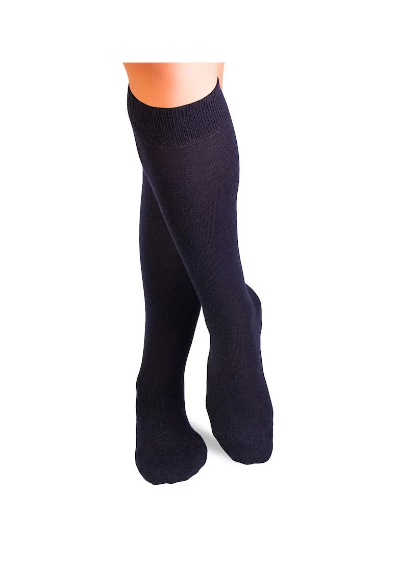 Pirin Hill Sosete fine lungi 3/4 - din Lana Albastru Inchis