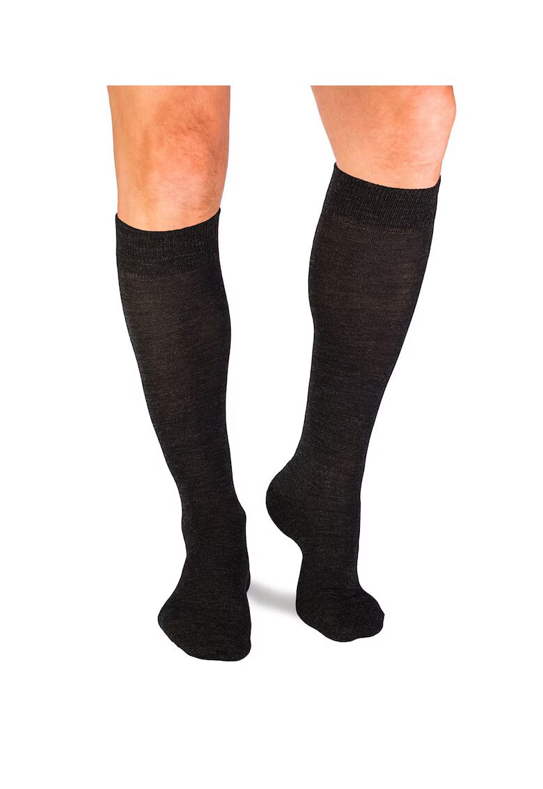 Pirin Hill Sosete fine lungi 3/4 din Lana Antracit