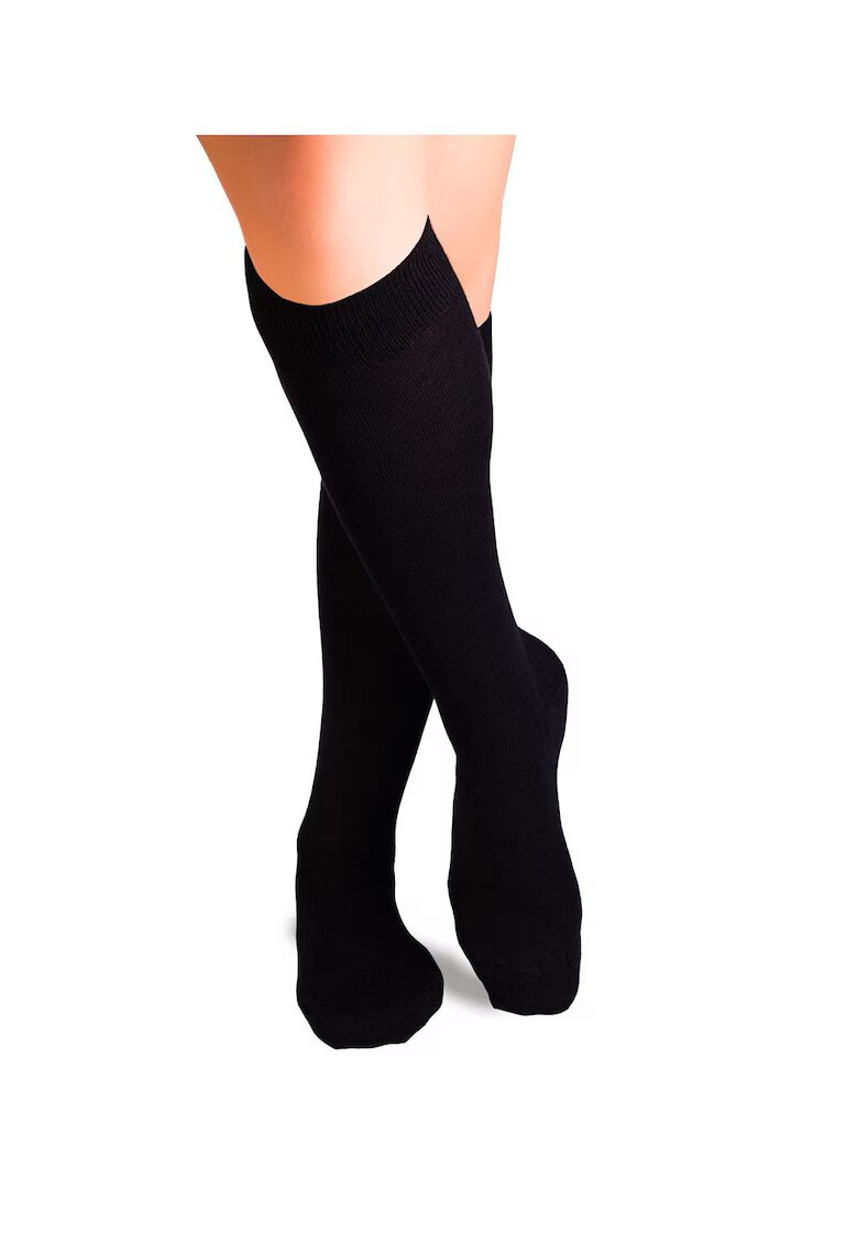 Pirin Hill Sosete fine - lungi 3/4 din Lana Negru