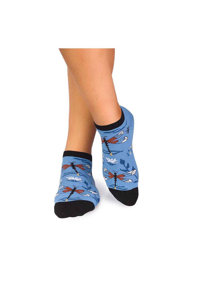 Pirin Hill Sosete scurte bumbac Fine Cotton Sealife Libelula Albastru