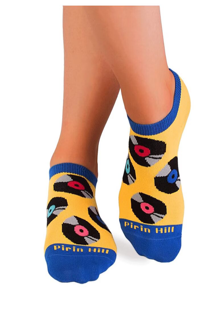 Pirin Hill Sosete scurte bumbac Retro Vinyl 351