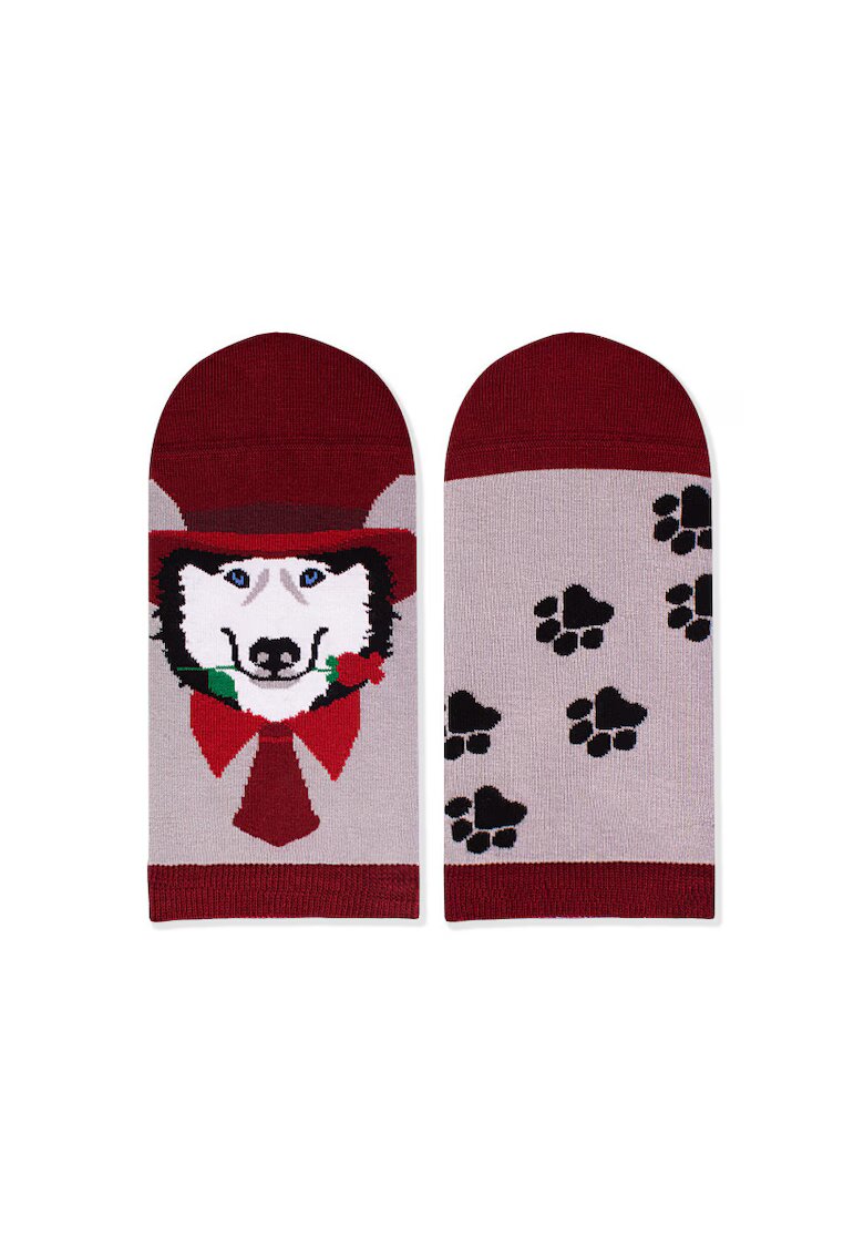 Pirin Hill Sosete scurte bumbac Romantic Dog - 43-46 EU - Multicolor