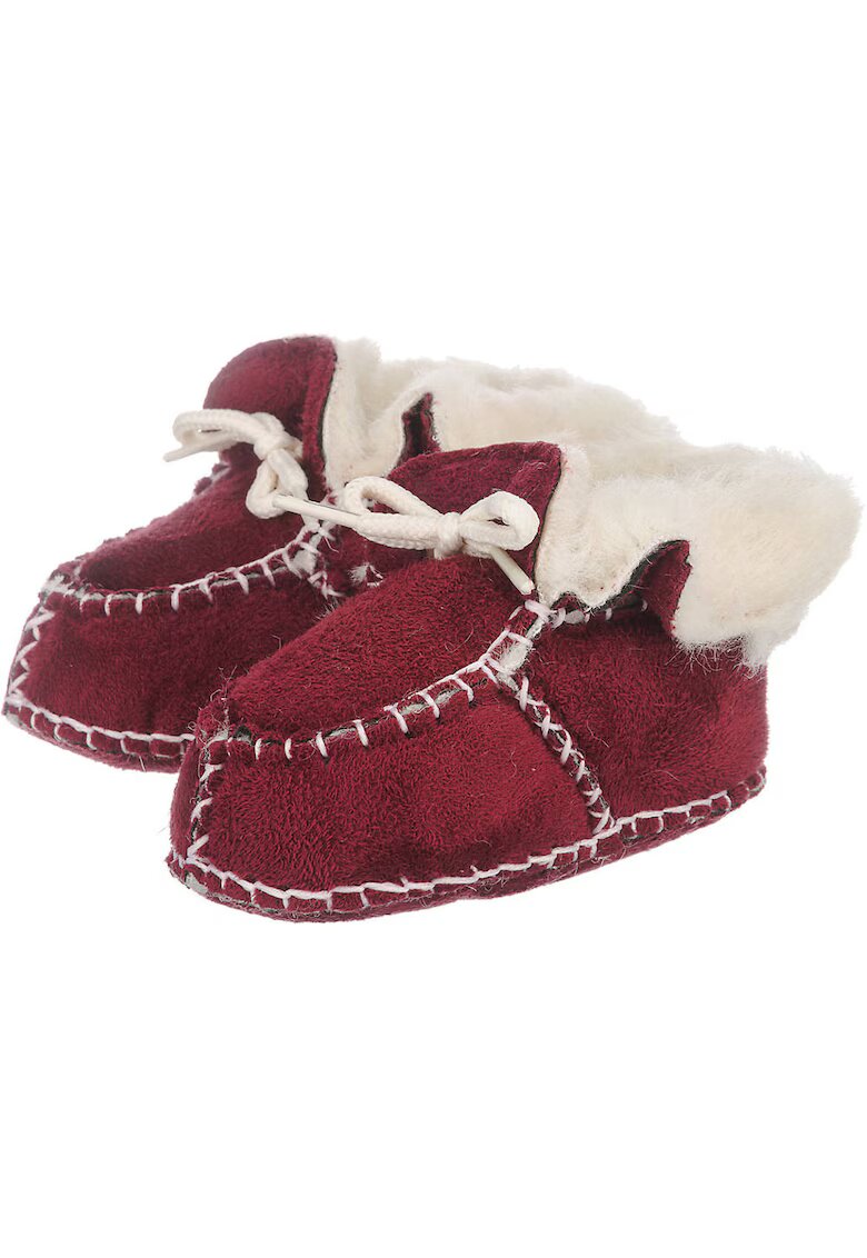 Playshoes Botosi de casa confortabili - Visiniu