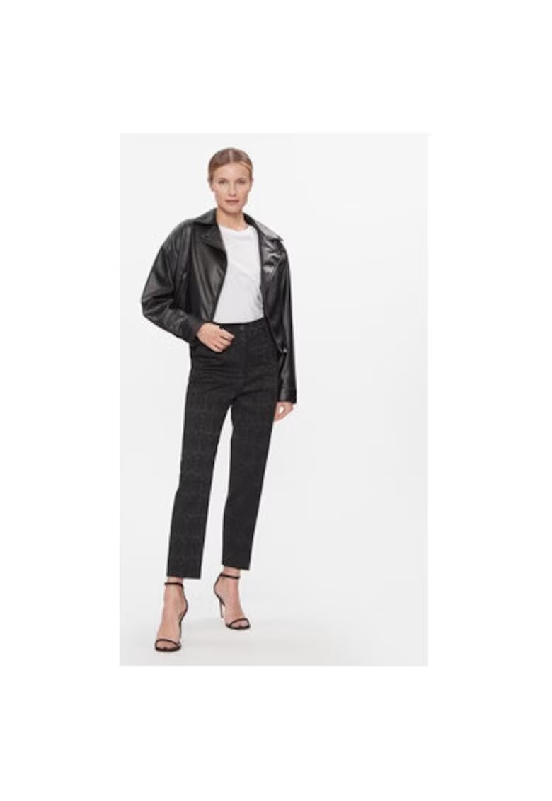 Please Pantaloni dama - 303931520 - Poliester/Bumbac - Negru - Negru