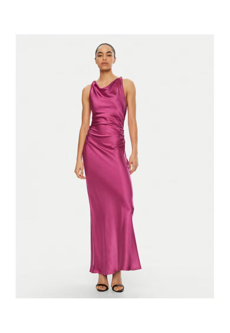 Please Rochie Dama - 304875632 - Poliester - Roz - Roz