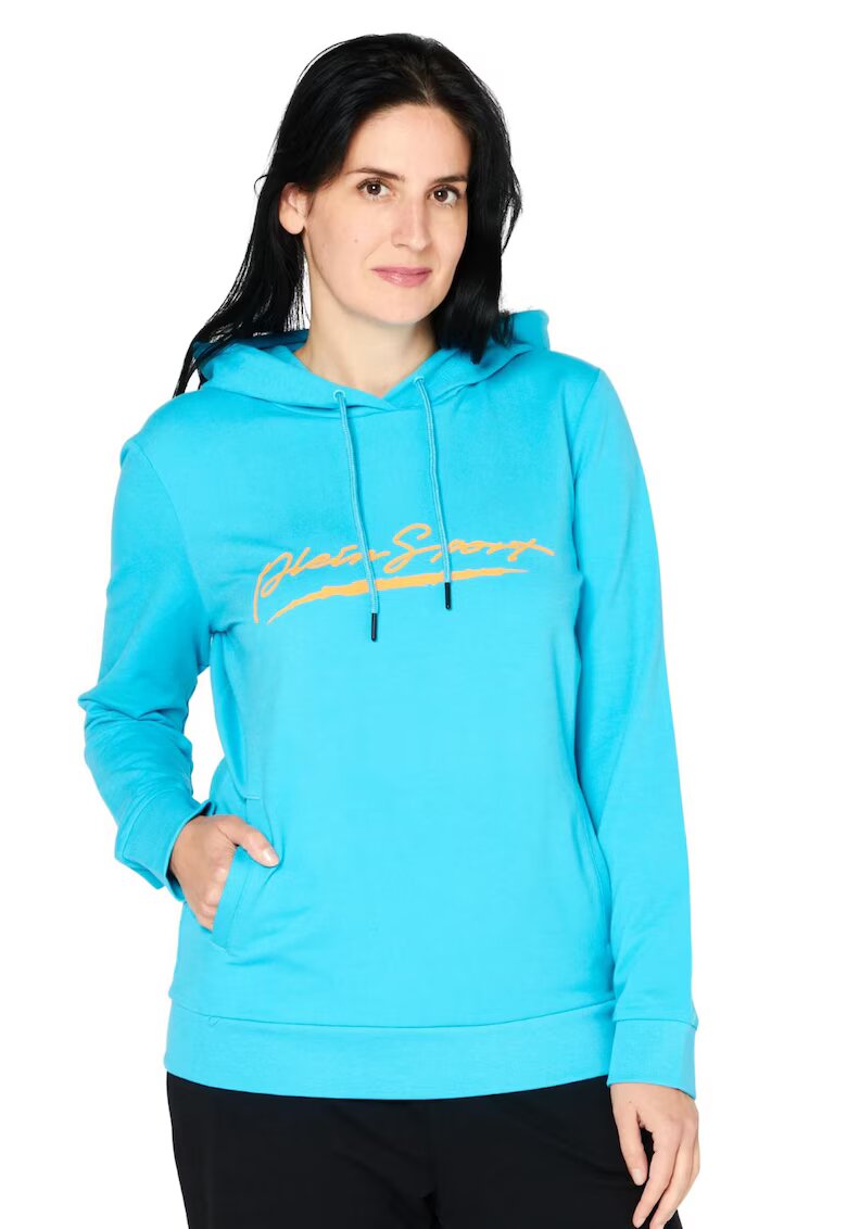 Plein Sport Hanorac dama - bumbac/elastan - albastru -