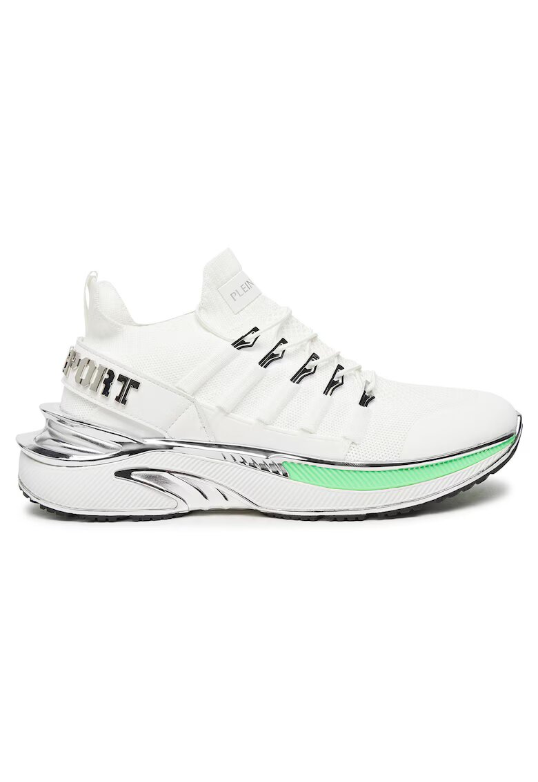 Plein Sport Pantofi sport barbati - alb - textil - pentru alergare