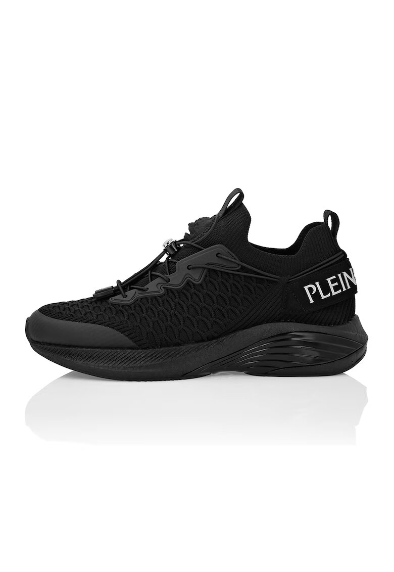 Plein Sport Pantofi sport textili slip-on Runner Socks Basic - Negru