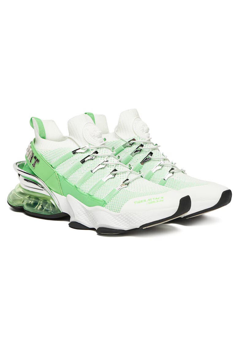 Plein Sport sport barbati - Alb/Verde - textil - Verde