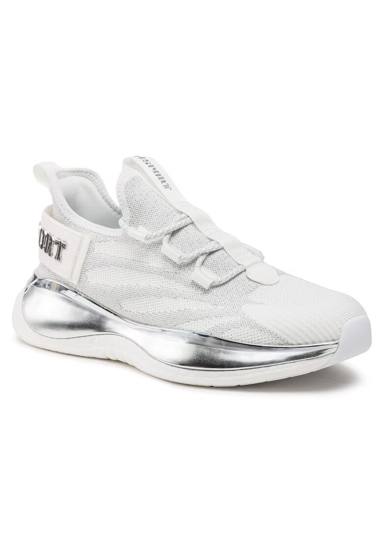 Plein Sport Tenisi barbati alb - textil - model The Iron Tiger Gem.X -
