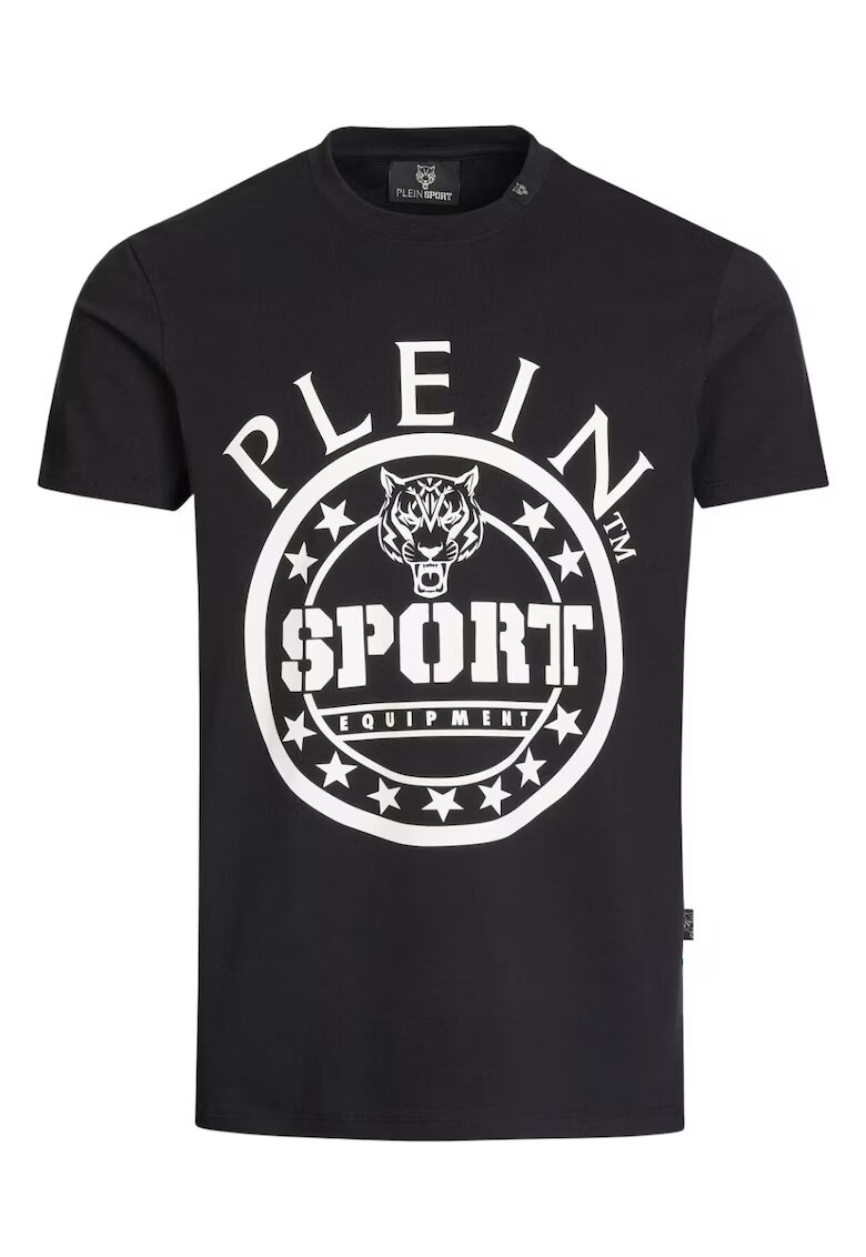 Plein Sport Tricou din bumbac cu imprimeu logo -