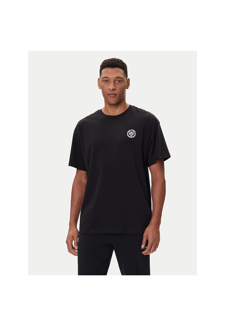 Plein Sport Tricou sport barbat - negru - bumbac