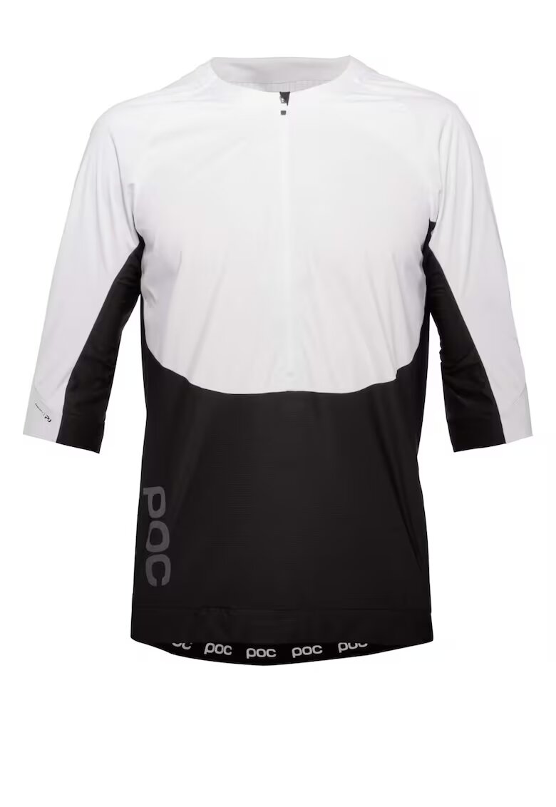 POC Tricou barbati - Poliester - Negru/Alb -