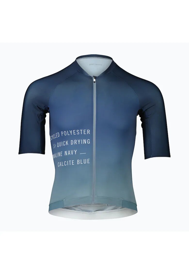 POC Tricou ciclism barbati Pristine Print S - Bleumarin