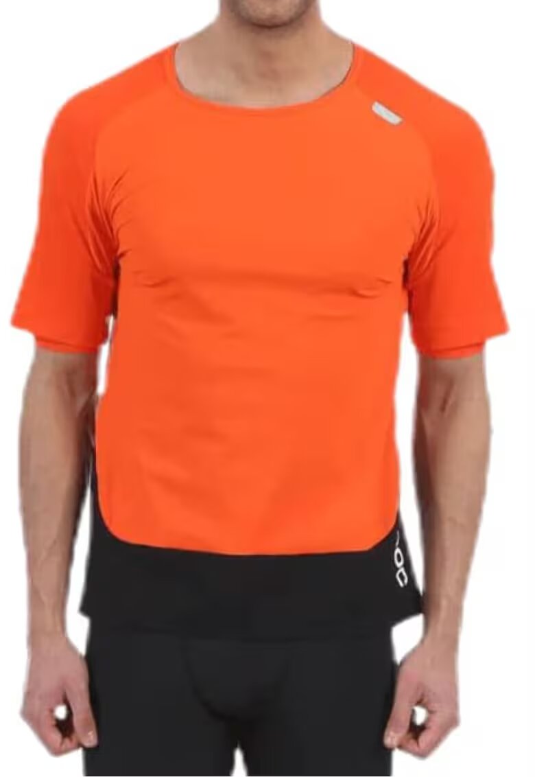 POC Tricou sport barbati Resistance Pro XC - poliamida/elastan - portocaliu -