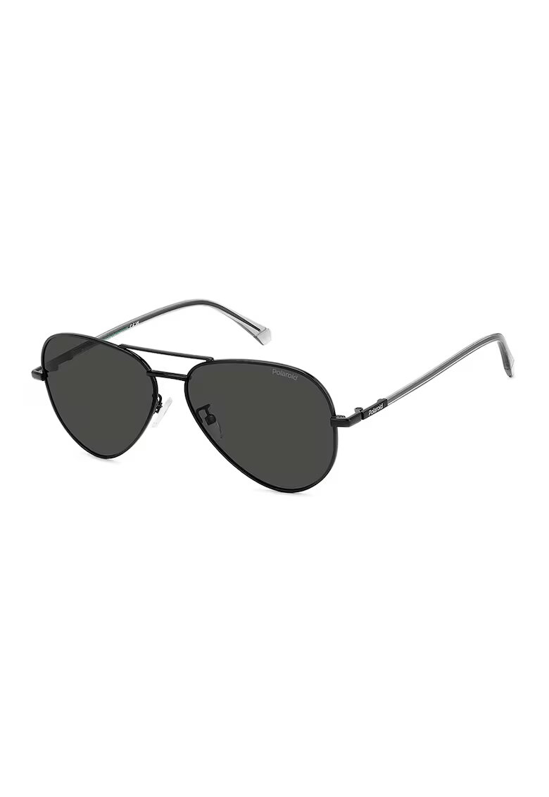 Polaroid Ochelari de soare aviator cu lentile polarizate - Negru