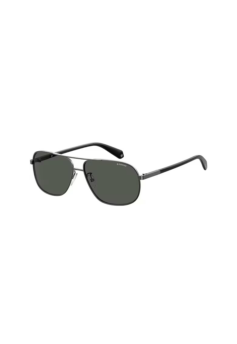 Polaroid Ochelari de soare aviator - cu lentile polarizate si rame metalice