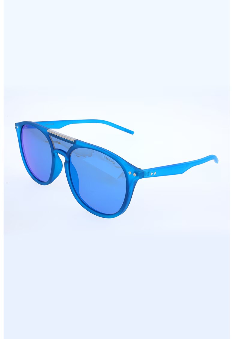 Polaroid Ochelari de soare aviator unisex cu lentile polarizate - Albastru royal