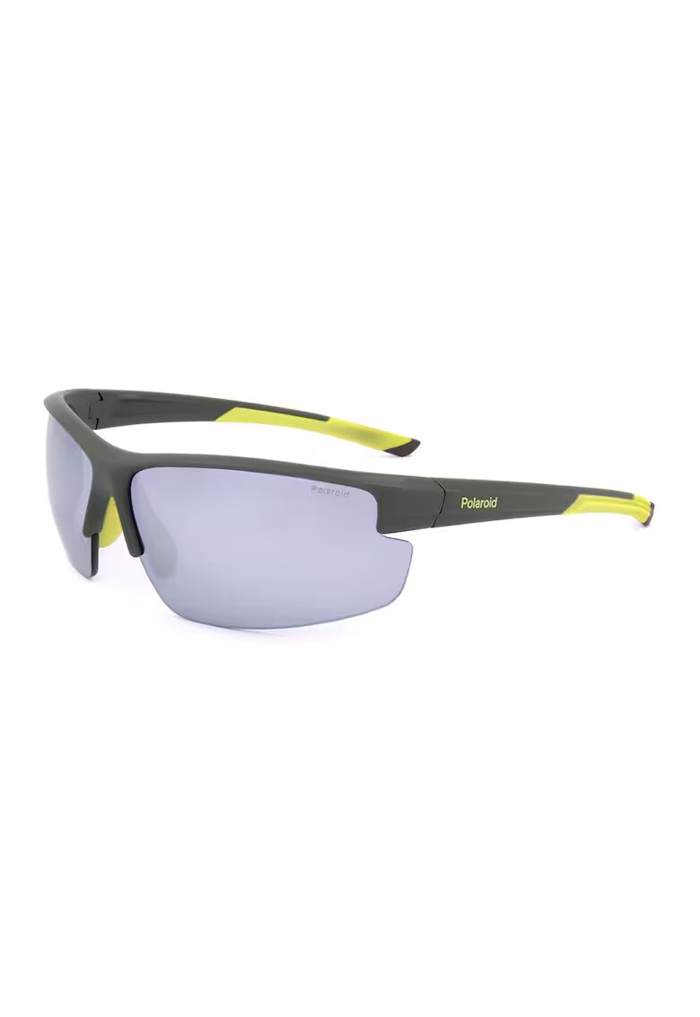 Polaroid Ochelari de soare biker cu lentile polarizate - Gri inchis