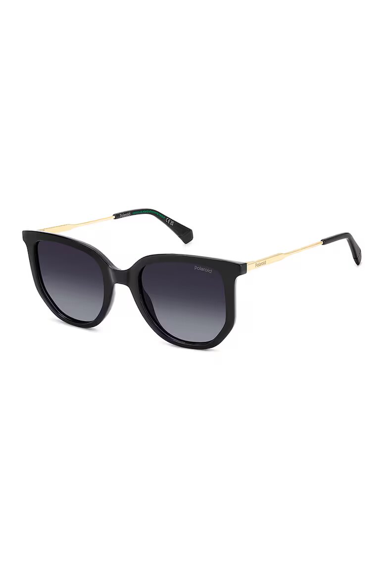 Polaroid Ochelari de soare cat-eye cu lentile polarizate - Auriu/Negru