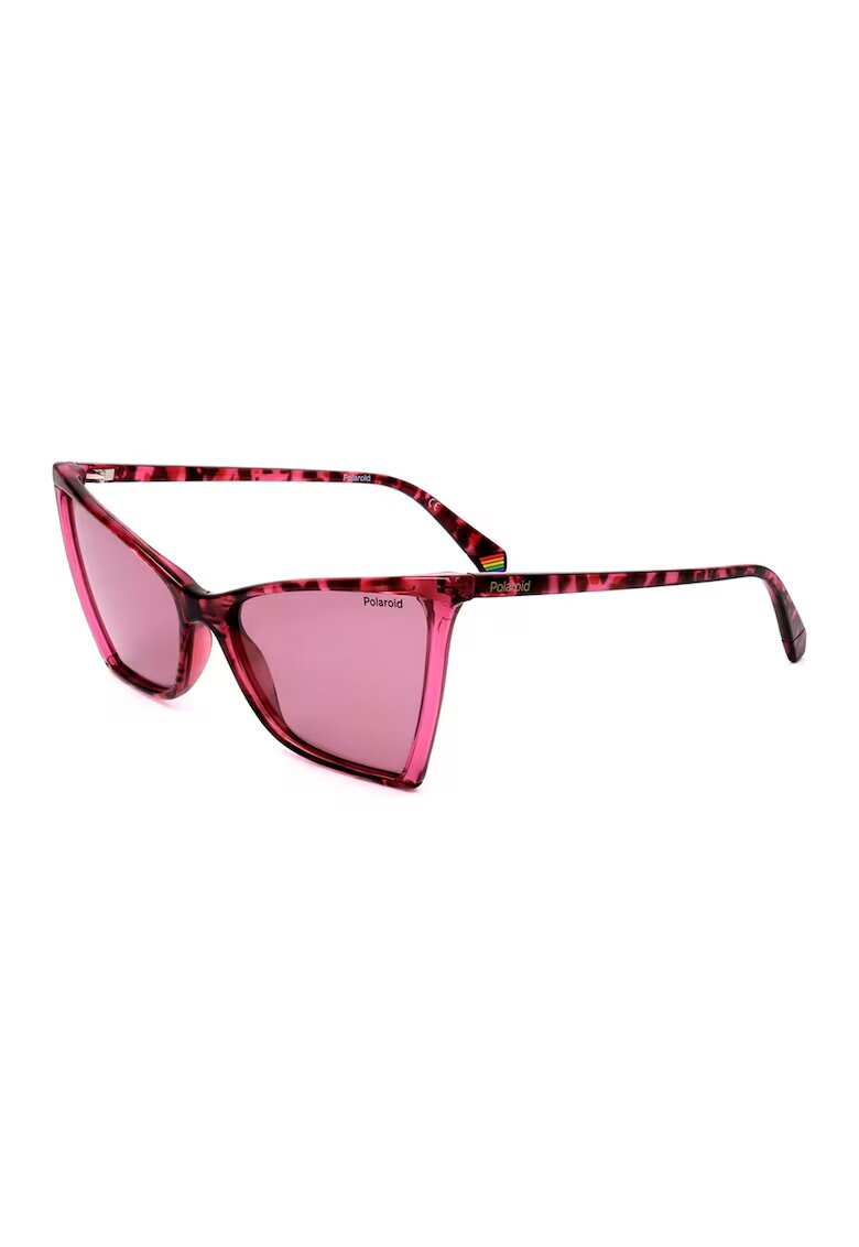 Polaroid Ochelari de soare cat-eye cu lentile polarizate - Roz