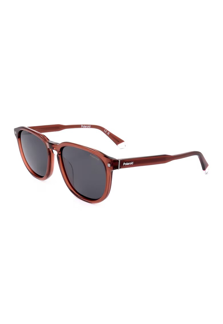 Polaroid Ochelari de soare cu lentile polarizate si logo - Maro cognac