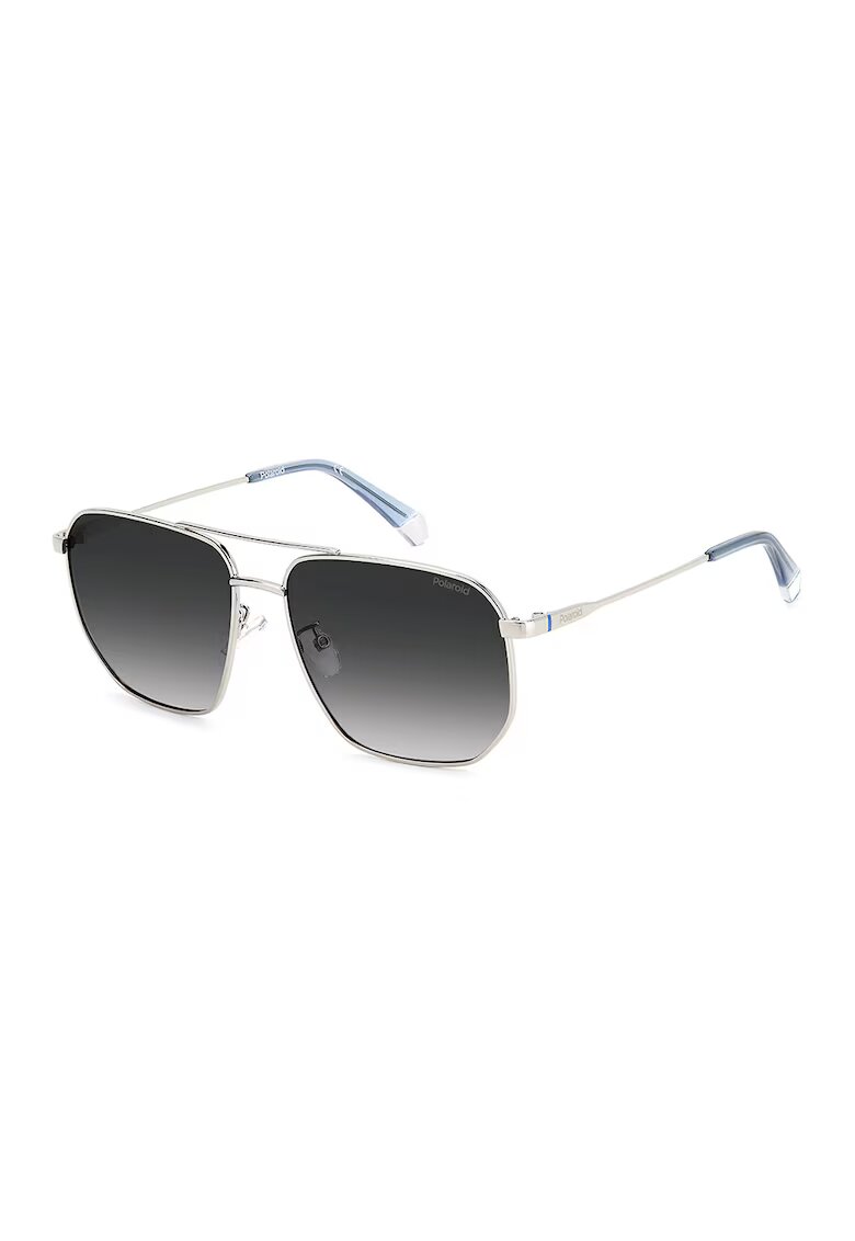 Polaroid Ochelari de soare cu metal - Argintiu