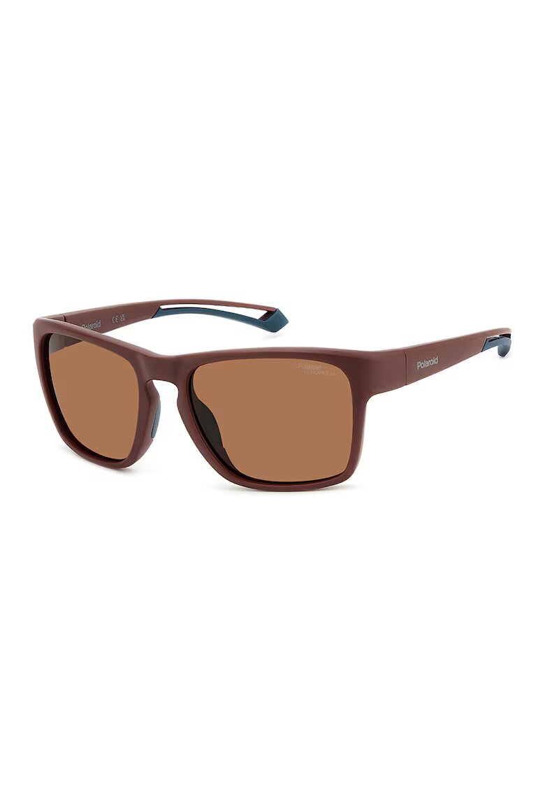Polaroid Ochelari de soare dreptunghiulari cu lentile polarizate