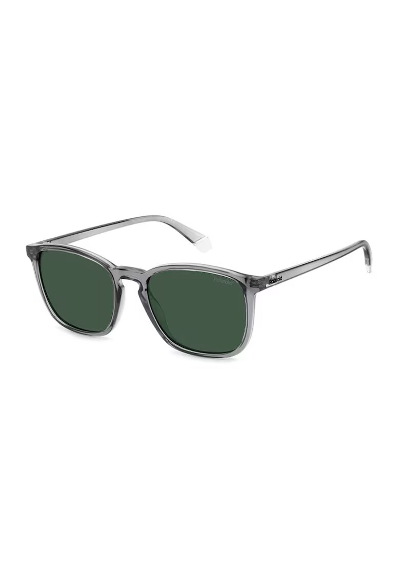 Polaroid Ochelari de soare dreptunghiulari - Verde/Gri