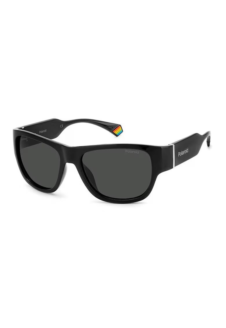 Polaroid Ochelari de soare patrati cu lentile polarizate si model unisex