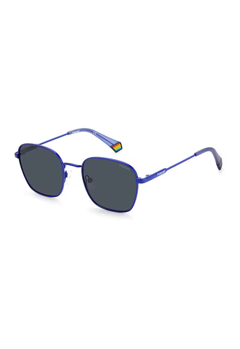 Polaroid Ochelari de soare patrati unisex polarizati - Albastru royal
