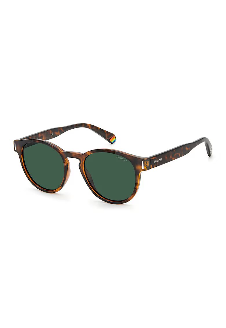 Polaroid Ochelari de soare rotunzi unisex cu lentile polarizate
