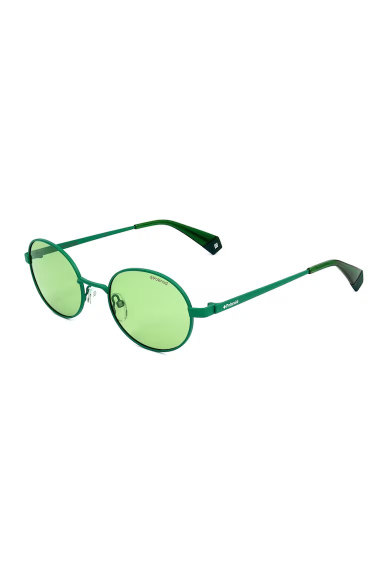 Polaroid Ochelari de soare rotunzi unisex cu lentile polarizate - Verde