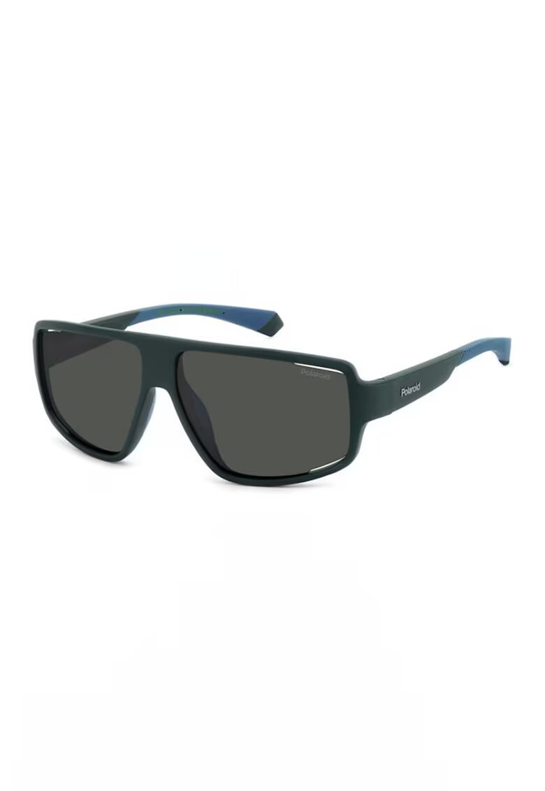 Polaroid Ochelari de soare shield polarizati - Negru/Verde inchis
