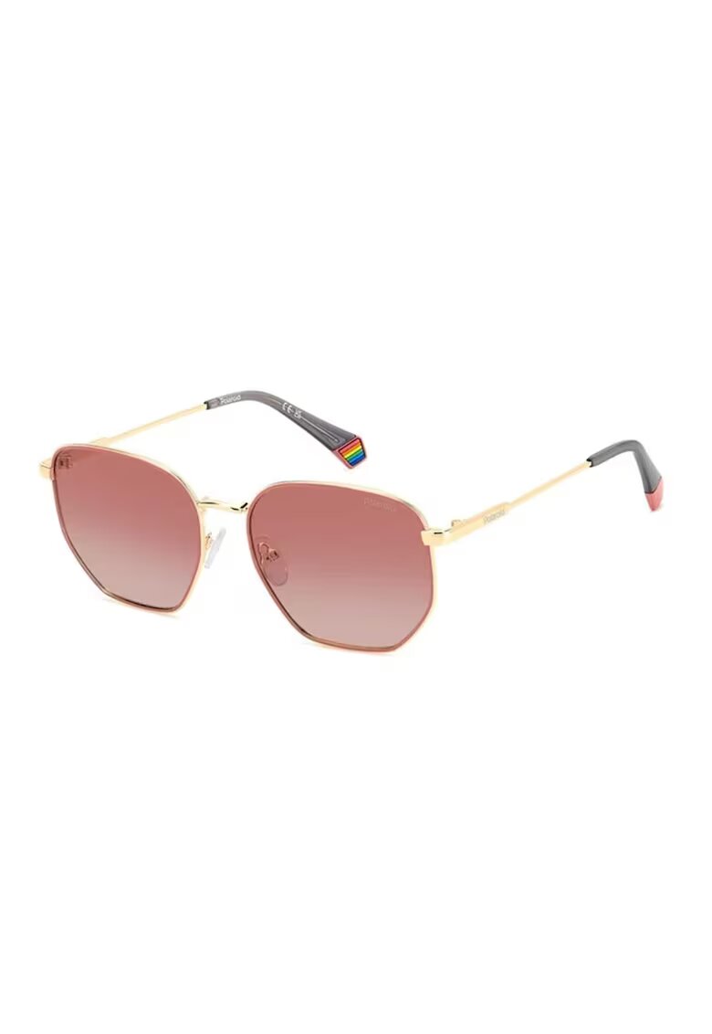 Polaroid Ochelari de soare unisex - 463979 - Auriu/Rosu stins
