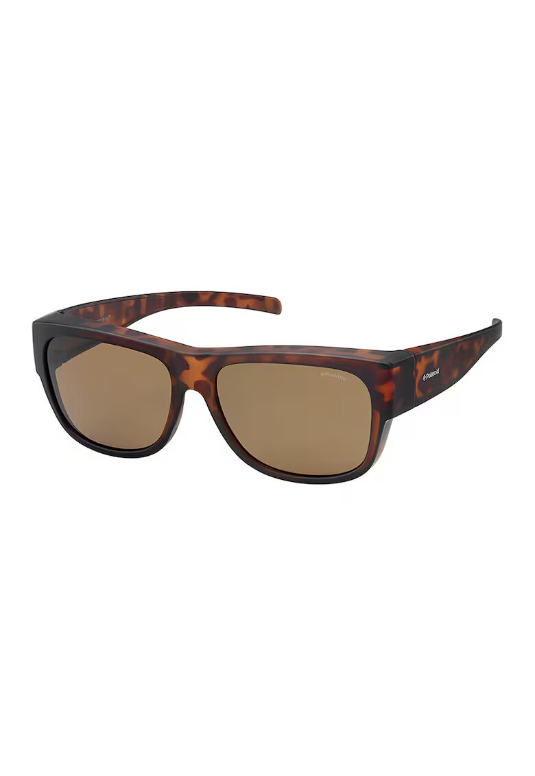 Polaroid Ochelari de soare unisex dreptunghiulari polarizati
